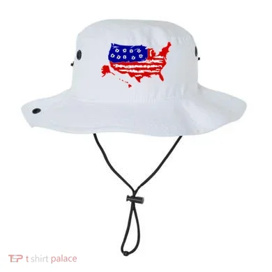 American Map With Bullet Holes 2nd Amendment Bucket Hat