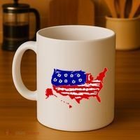 American Map With Bullet Holes 2nd Amendment Coffee Mug thumb 4