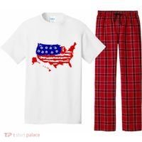 American Map With Bullet Holes 2nd Amendment Pajama Set thumb 0