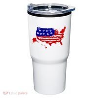 American Map With Bullet Holes 2nd Amendment Tumbler thumb 0