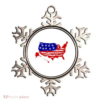 American Map With Bullet Holes 2nd Amendment Ornament