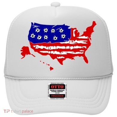 American Map With Bullet Holes 2nd Amendment Hat