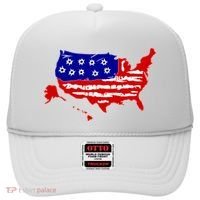American Map With Bullet Holes 2nd Amendment Hat thumb 0