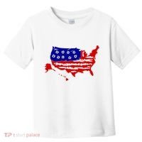 American Map With Bullet Holes 2nd Amendment Toddler T-Shirt thumb 0
