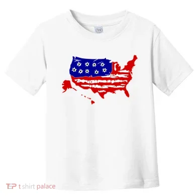 American Map With Bullet Holes 2nd Amendment Toddler T-Shirt