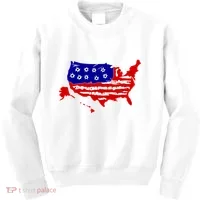 American Map With Bullet Holes 2nd Amendment Kids Sweatshirt thumb 0