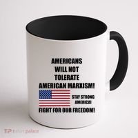 American Marxism Fight Against Coffee Mug thumb 1