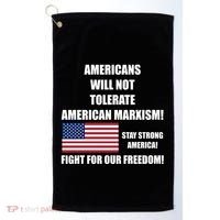 American Marxism Fight Against Golf Towel thumb 0