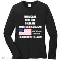 American Marxism Fight Against Women's Long Sleeve Shirt thumb 0