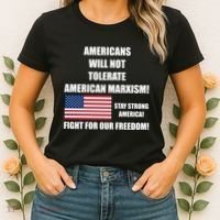 American Marxism Fight Against Women's T-Shirt thumb 2