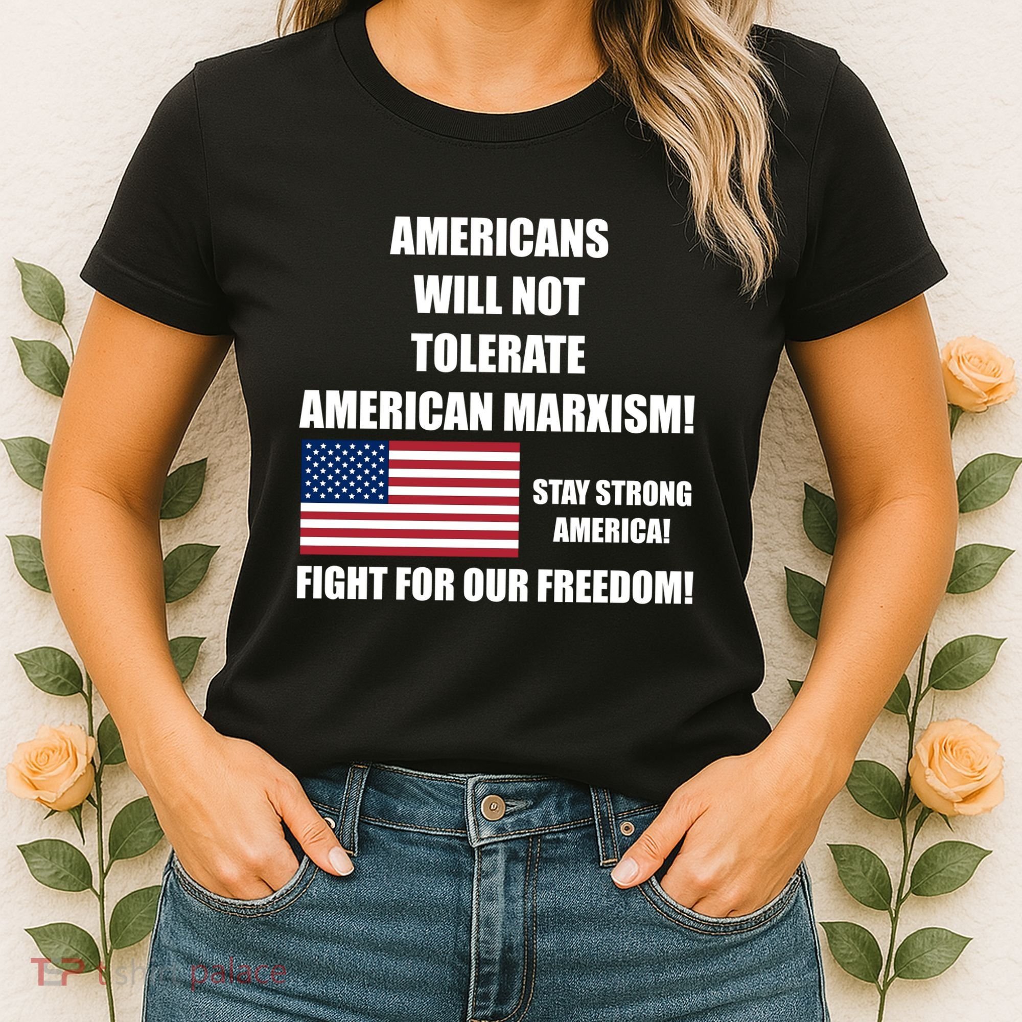 American Marxism Fight Against Women's T-Shirt