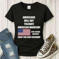 American Marxism Fight Against Women's T-Shirt thumb 3