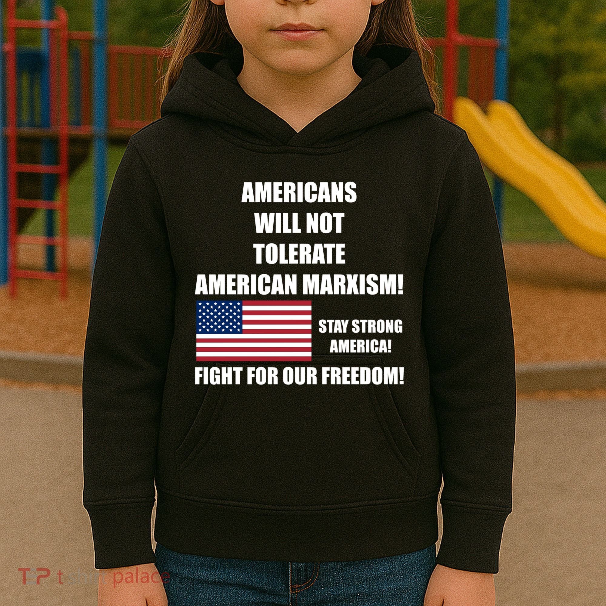American Marxism Fight Against Kids Hoodie