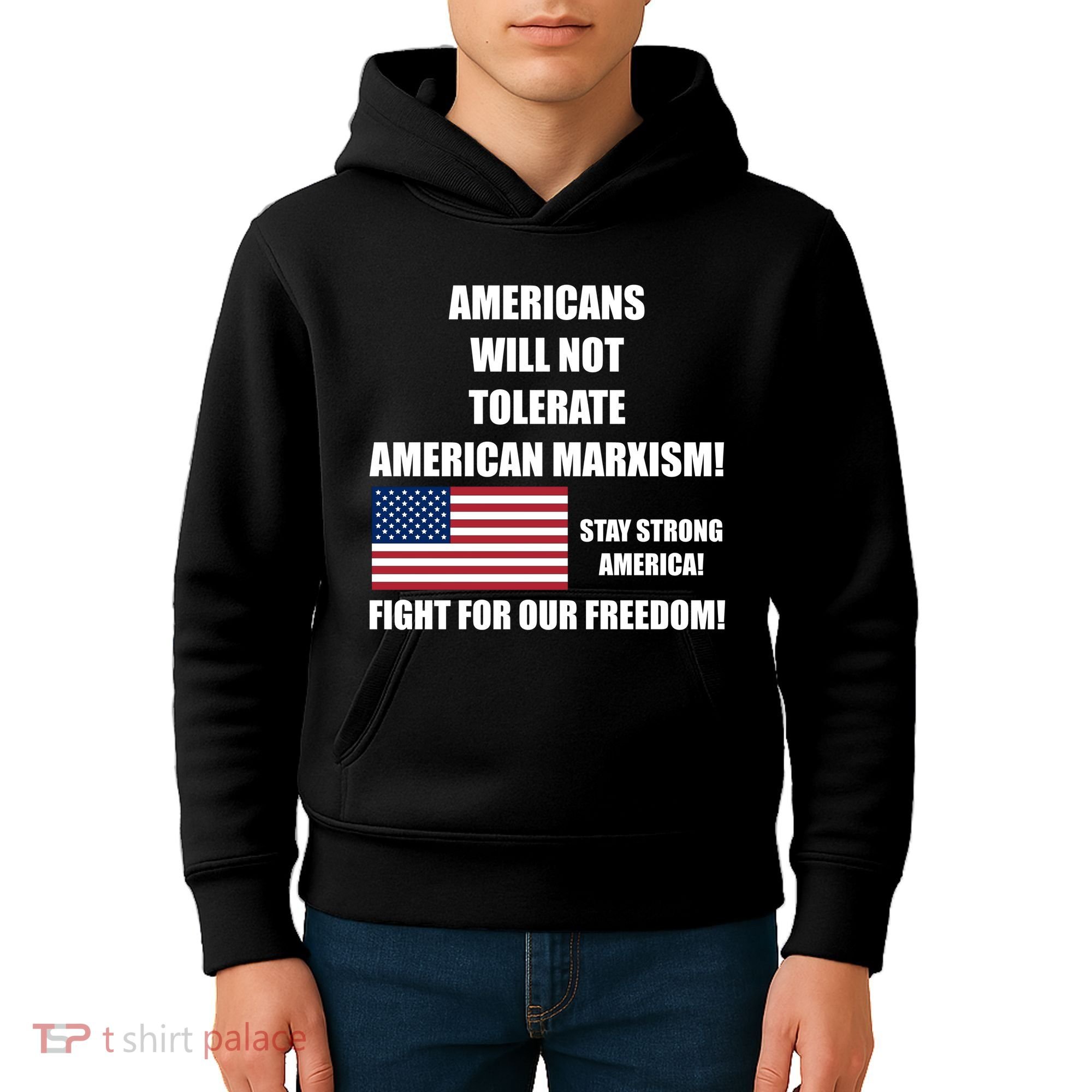 American Marxism Fight Against Kids Hoodie