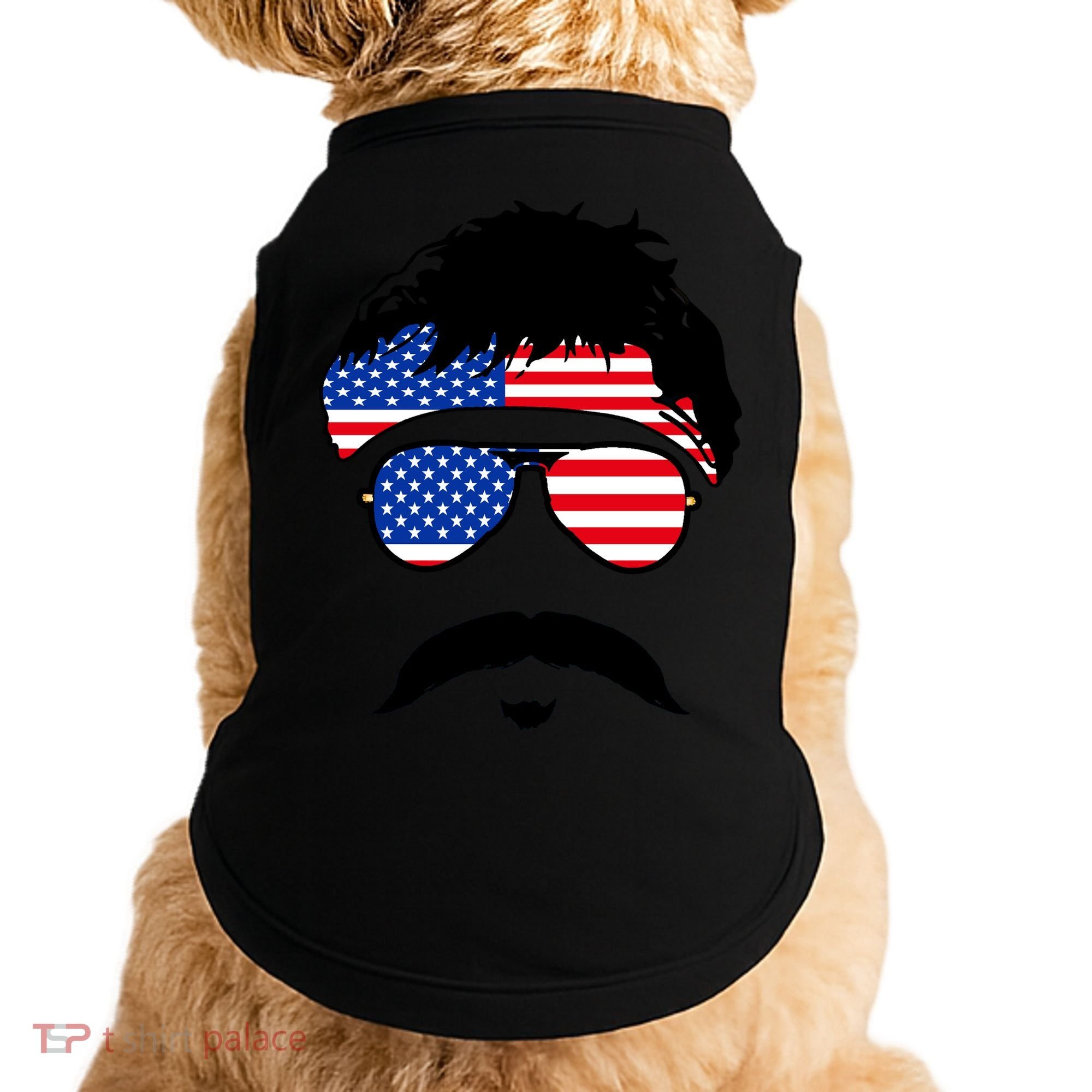 American Minshew Mustache Duval  Doggie Tank