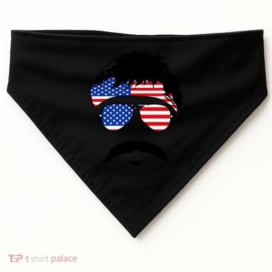 American Minshew Mustache Duval  USA-Made Doggie Bandana
