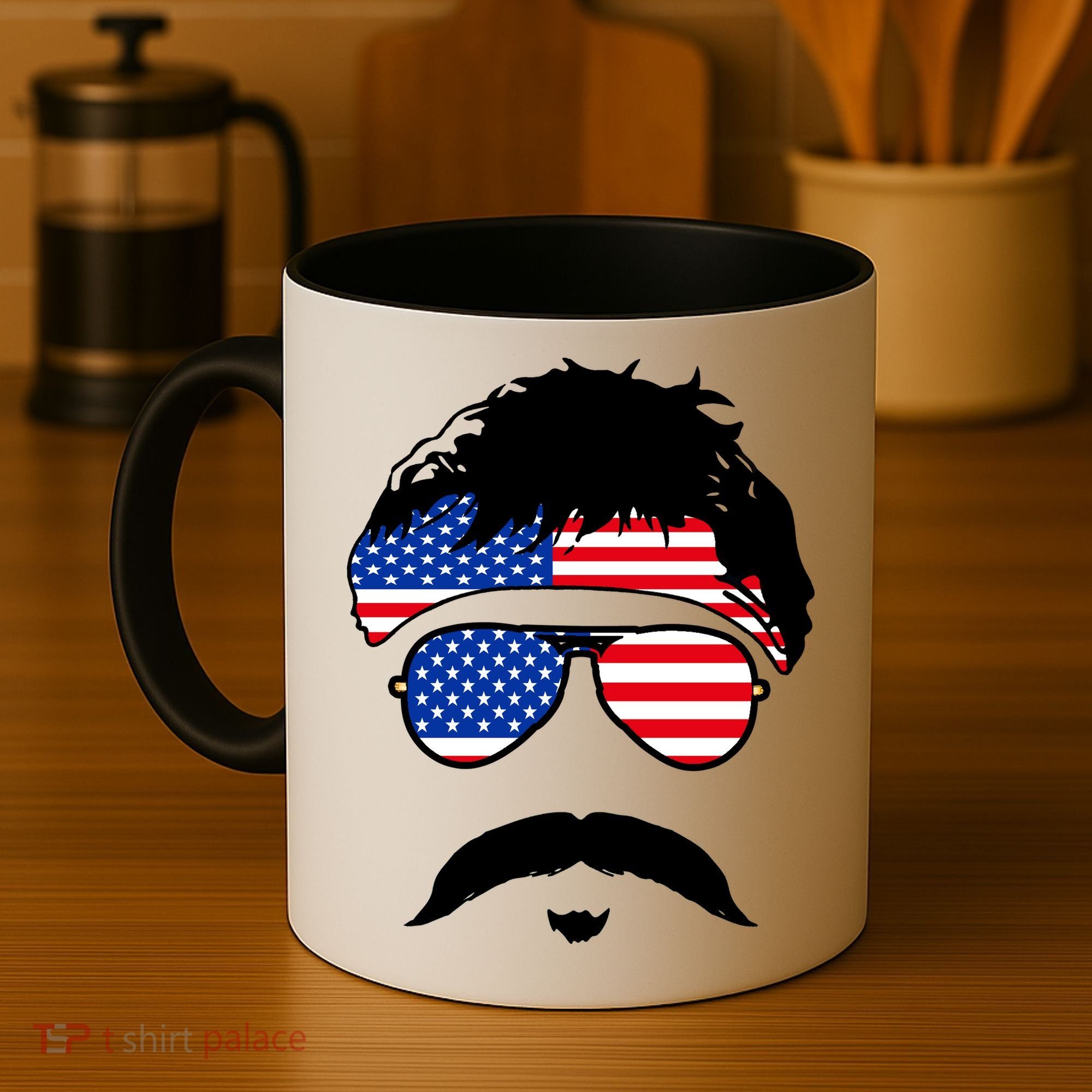American Minshew Mustache Duval  Coffee Mug