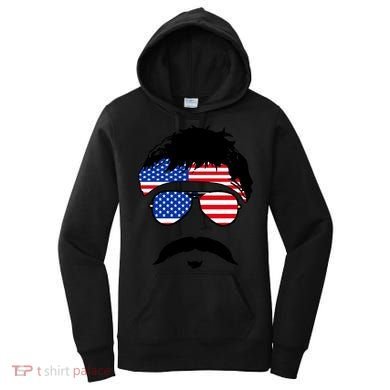 American Minshew Mustache Duval  Women's Hoodie