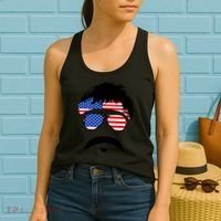American Minshew Mustache Duval  Women's Tank Top thumb 2