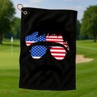 American Minshew Mustache Duval  Golf Towel thumb 1