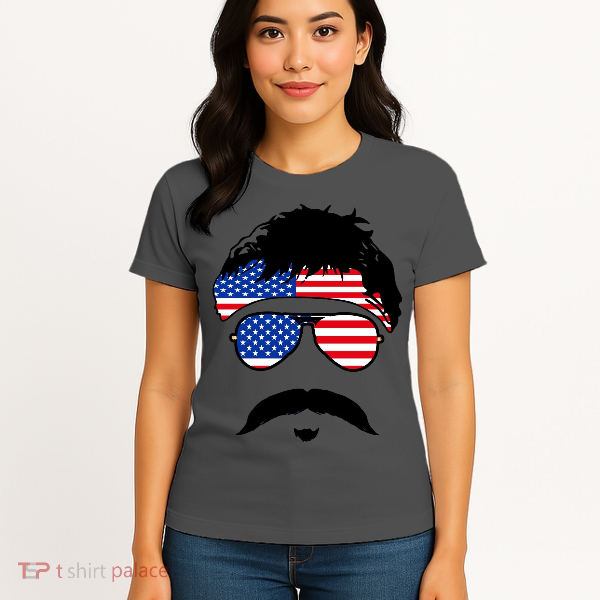 American Minshew Mustache Duval  Women's T-Shirt