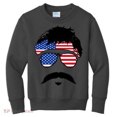 American Minshew Mustache Duval  Kids Sweatshirt