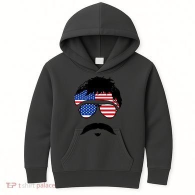 American Minshew Mustache Duval  Kids Hoodie