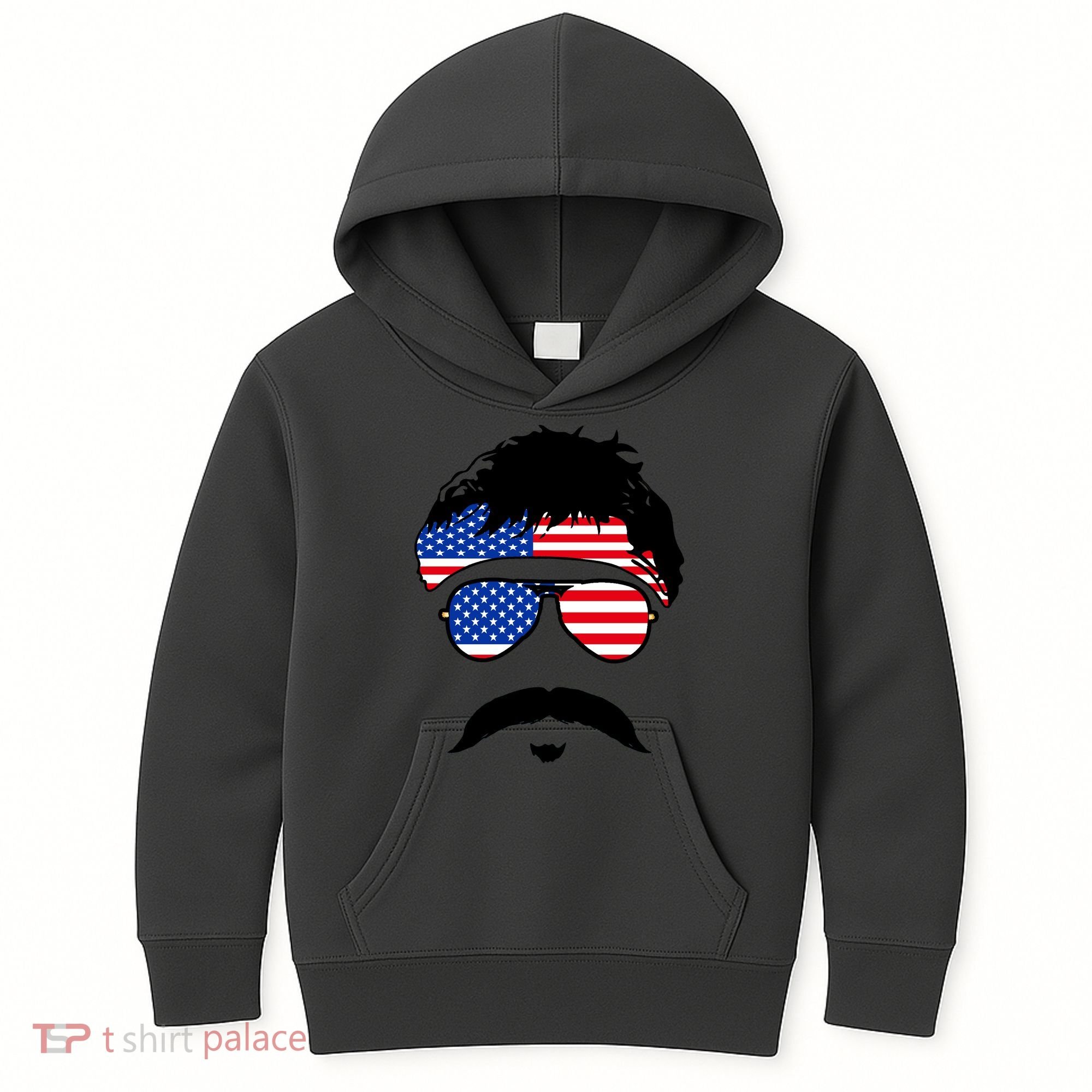 American Minshew Mustache Duval  Kids Hoodie
