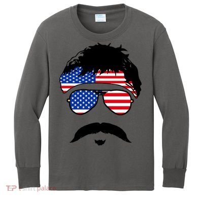 American Minshew Mustache Duval  Kids Long Sleeve Shirt
