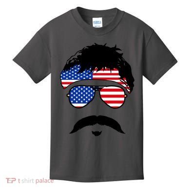 American Minshew Mustache Duval  Kids T-Shirt