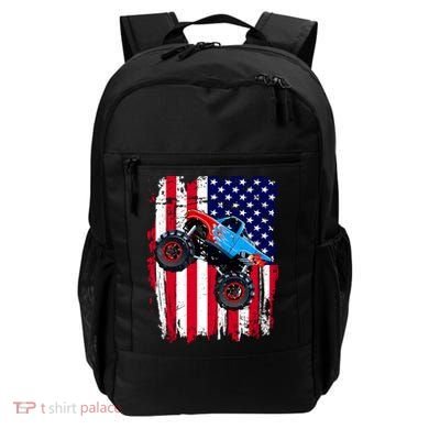 American Monster Truck Flag Backpack