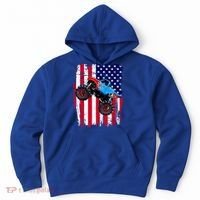 American Monster Truck Flag Hoodie thumb 0