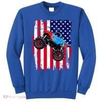 American Monster Truck Flag Sweatshirt thumb 0