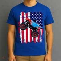 American Monster Truck Flag T-Shirt thumb 3