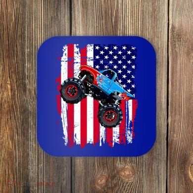 American Monster Truck Flag Coaster
