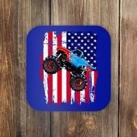 American Monster Truck Flag Coaster thumb 0
