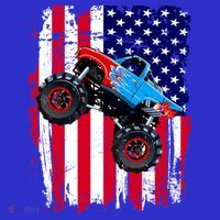American Monster Truck Flag Women's Tank Top thumb 5