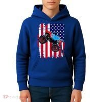 American Monster Truck Flag Kids Hoodie thumb 4