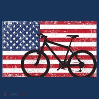 American Mountain Bike USA Flag Women's Hoodie thumb 2