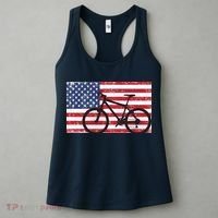 American Mountain Bike USA Flag Women's Tank Top thumb 3
