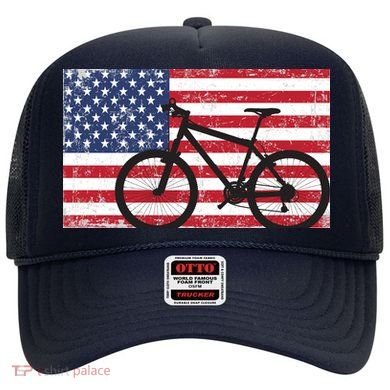 American Mountain Bike USA Flag Hat