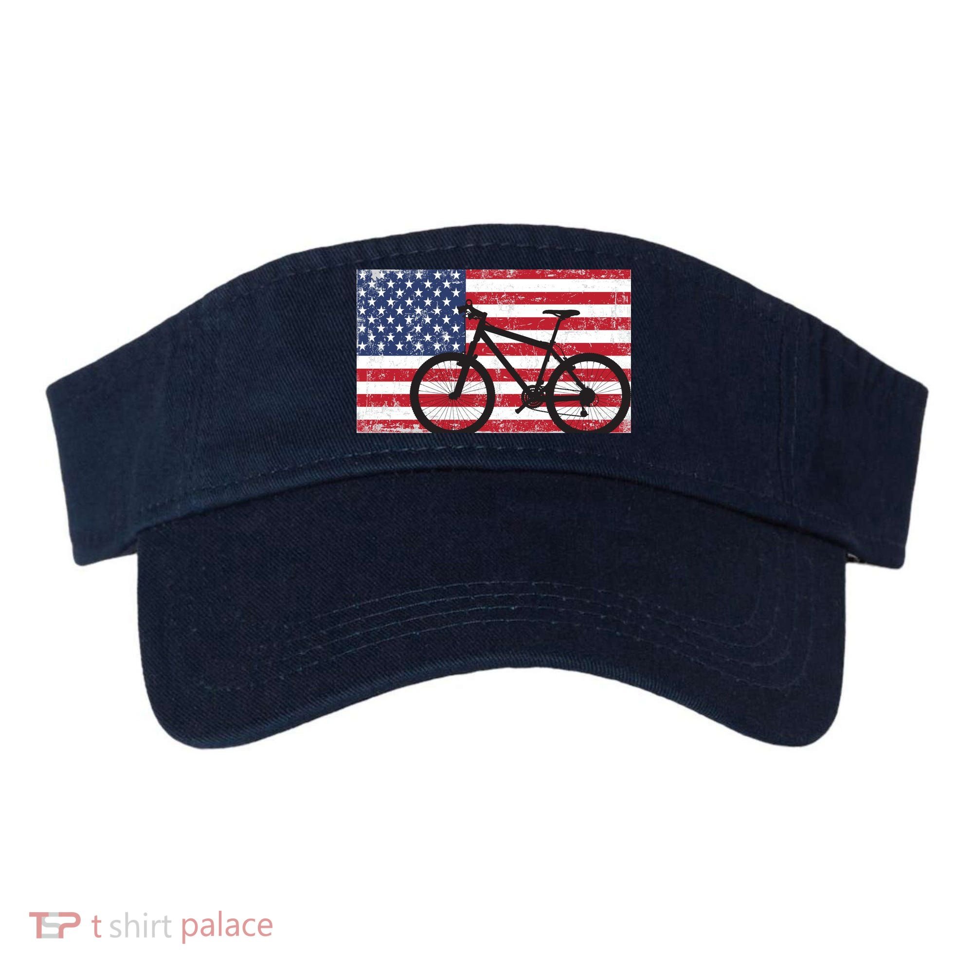 American Mountain Bike USA Flag Visor