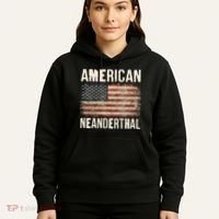 American Neanderthal Distressed US Flag Hoodie thumb 5