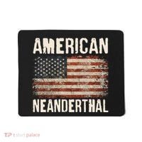 American Neanderthal Distressed US Flag Mousepad thumb 0