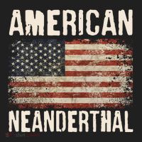 American Neanderthal Distressed US Flag Hat thumb 2