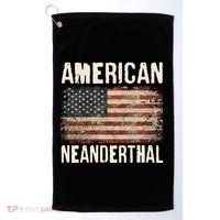 American Neanderthal Distressed US Flag Golf Towel thumb 0