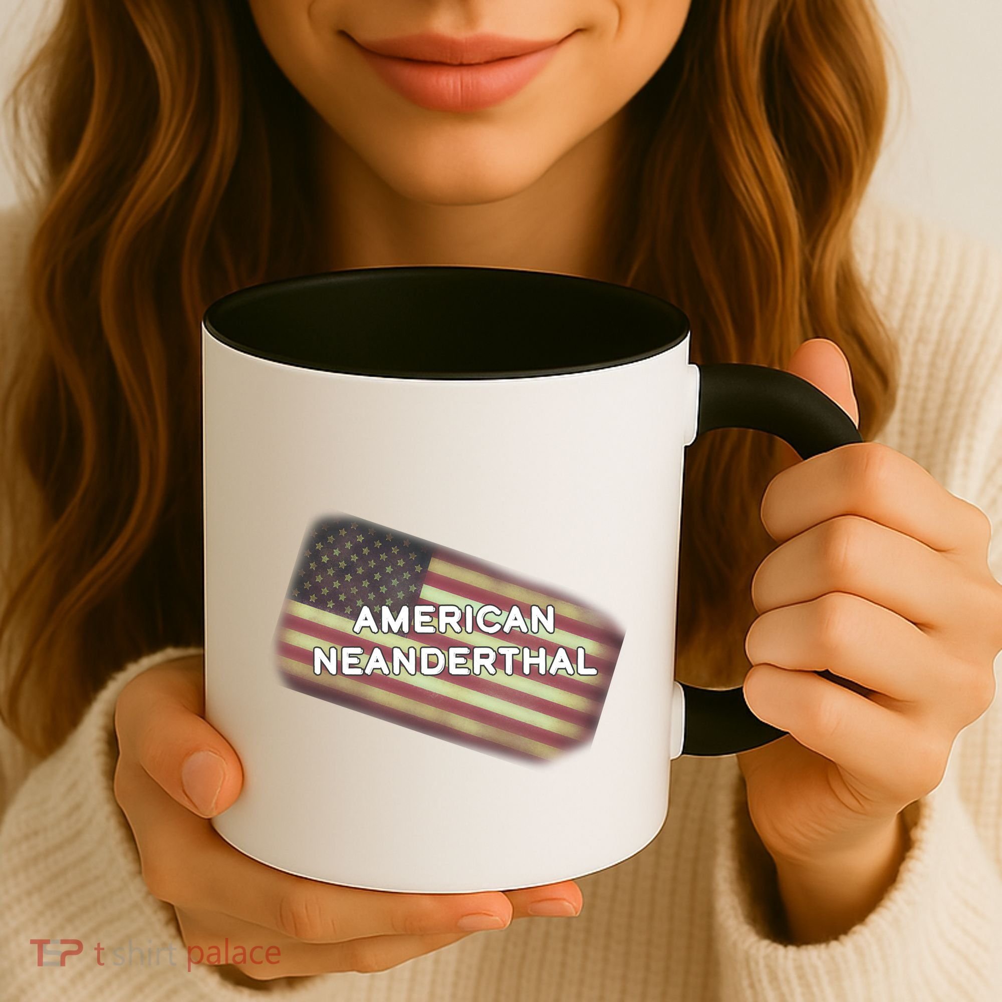 American Neanderthal Flag Coffee Mug