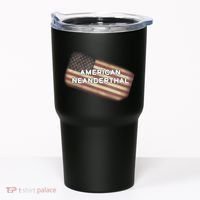 American Neanderthal Flag Tumbler thumb 0