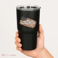 American Neanderthal Flag Tumbler thumb 2