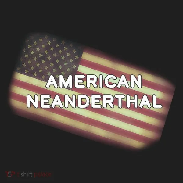 American Neanderthal Flag Tumbler